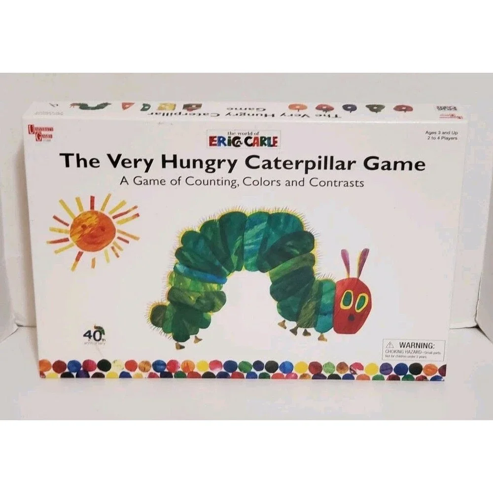 The Very Hungry Caterpillar Game Of Counting Colors & Contrasts Eric Carle 3+